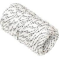 Berkfield Home Braided Boat Rope White 2 mmx50 m Polyester