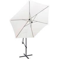 Berkfield Home Cantilever Umbrella 3 m Sand White