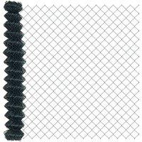 Berkfield Home Chain Link Fence Green 1.6x10 m Steel