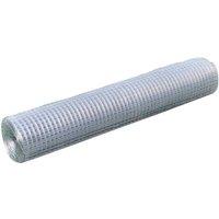 Berkfield Home Chicken Wire Fence Galvanised Steel 10x1 m Silver