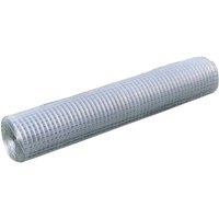 Berkfield Home Chicken Wire Fence Galvanised Steel 25x1 m Silver