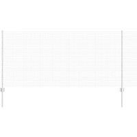 Berkfield Home Chicken Wire Fence Set Set of 2 Galvanised steel 10 x 1 m Durable in Silver