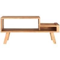 Berkfield Home Coffee Table 100x50x45 cm Solid Acacia Wood in Brown | Size: 100 x 50 x 45 cm