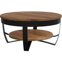 Berkfield Home Coffee Table 65x65x32 cm Solid Acacia Wood in Brown | Size: 65 x 65 x 32 cm