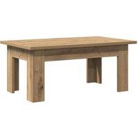 Berkfield Home Coffee Table Artisan Oak 100x60x42 cm Engineered Wood in Brown | Size: 100 x 60 x 42 cm
