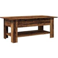 Berkfield Home Coffee Table Old Wood 102x55x42 cm Engineered Wood in Brown | Size: 102 x 55 x 42 cm