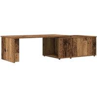 Berkfield Home Coffee Table Old Wood 150x50x35 cm Engineered Wood in Brown | Size: 150 x 50 x 35 cm