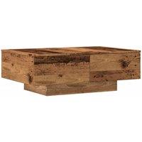 Berkfield Home Coffee Table Old Wood 90x60x31 cm Engineered Wood in Brown | Size: 90 x 60 x 31 cm