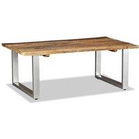 Berkfield Home Coffee Table Solid Reclaimed Wood 100x60x38 cm in Brown | Size: 100 x 60 x 38 cm