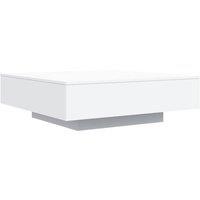 Berkfield Home Coffee Table White 100x100x31 cm Engineered Wood | Size: 100 x 100 x 31 cm