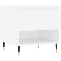 Berkfield Home Coffee Table White 50x46x50 cm Engineered Wood | Size: 50 x 46 x 50 cm