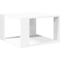 Berkfield Home Coffee Table White 51.5x51.5x30 cm Engineered Wood