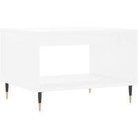Berkfield Home Coffee Table White 60x50x40 cm Engineered Wood | Size: 60 x 50 x 40 cm