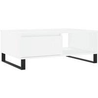 Berkfield Home Coffee Table White 90x60x35 cm Engineered Wood | Size: 90 x 60 x 35 cm
