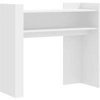 Berkfield Home Console Table White 100x35x90 cm Engineered Wood | Size: 100 x 35 x 90 cm
