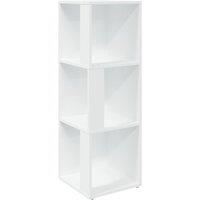 Berkfield Home Corner Cabinet White 33x33x100 cm Engineered Wood | Size: 33 x 33 x 100 cm