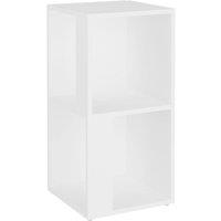 Berkfield Home Corner Cabinet White 33x33x67cm Engineered Wood | Size: 33 x 33 x 67 cm