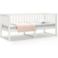 Berkfield Home Day Bed White 75x190 cm Solid Wood Pine