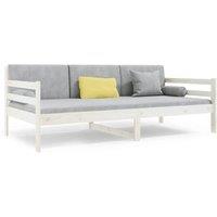 Berkfield Home Day Bed White 90x190 cm Solid Wood Pine