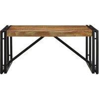 Berkfield Home Coffee Table Multicolour 80x80x35 cm Solid Wood Reclaimed | Size: 80 x 80 x 35 cm