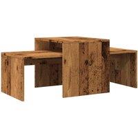 Berkfield Home Coffee Table Old Wood 100x48x40 cm Engineered Wood in Brown | Size: 100 x 48 x 40 cm