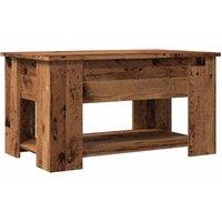 Berkfield Home Coffee Table Old Wood 79x49x41 cm Engineered Wood in Brown | Size: 79 x 49 x 41 cm