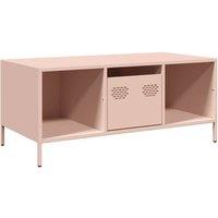 Berkfield Home Coffee Table Pink 101.5x50x43.5 cm Cold-rolled Steel