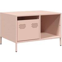 Berkfield Home Coffee Table Pink 68.5x50x43.5 cm Cold-rolled Steel