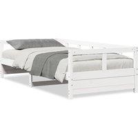 Berkfield Home Daybed without Mattress White 80x200 cm Solid Wood Pine