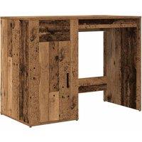 Berkfield Home Desk Old Wood 100x49x75 cm Engineered Wood in Brown | Size: 100 x 49 x 75 cm