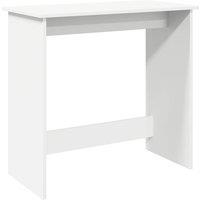 Berkfield Home Desk White 80x40x75 cm Engineered Wood | Size: 80 x 40 x 75 cm