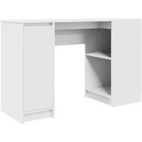 Berkfield Home Desk White 120x42x76 cm Engineered Wood | Size: 120 x 42 x 76 cm