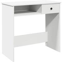 Berkfield Home Desk White 80x40x75 cm Engineered Wood | Size: 80 x 40 x 75 cm