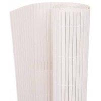 Berkfield Home Double-Sided Garden Fence 110x400 cm White