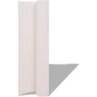 Berkfield Home Double-Sided Garden Fence 90x500 cm White
