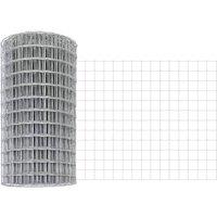 Berkfield Home Euro Fence 0.8x25 m Galvanised Steel in Grey