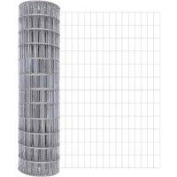 Berkfield Home Euro Fence 1.2x10 m Galvanised Steel in Grey