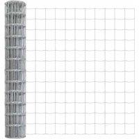 Berkfield Home Euro Fence 1.2x25 m Galvanised Steel in Grey