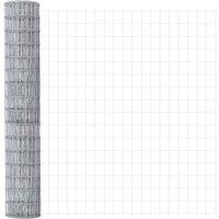 Berkfield Home Euro Fence 1.5x10 m Galvanised Steel in Grey