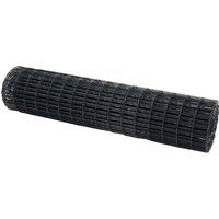 Berkfield Home Euro Fence Grey 1.2x25 m Steel