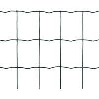 Berkfield Home Euro Fence Steel 10x1.0 m Green