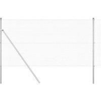 Berkfield Home Fence Post Set Set of 2 Galvanised steel 10 x 1 m Durable
