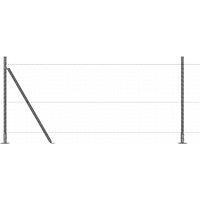 Berkfield Home Fence Posts Set of 52 Grey Concrete 3.2 x 3.2 x 110 cm Durable
