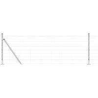 Berkfield Home Field Fence 0.8x100 m Galvanised Steel in Silver