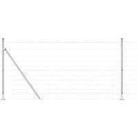 Berkfield Home Field Fence 1.2x50 m Galvanised Steel in Silver