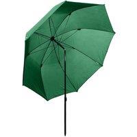 Berkfield Home Fishing Umbrella Green 300x240 cm