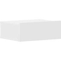 Berkfield Home Floating Nightstand White 40x30x15cm Engineered Wood | Size: 40 x 30 x 15 cm