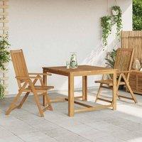 Berkfield Home Folding Garden Chairs 2 pcs Solid Acacia Wood Brown