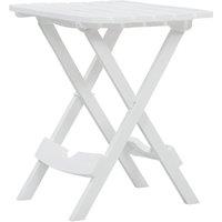 Berkfield Home Folding Garden Table 45.5x38.5x50 cm White