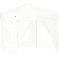 Berkfield Home Folding Party Tent with Sidewalls White 2x2 m
